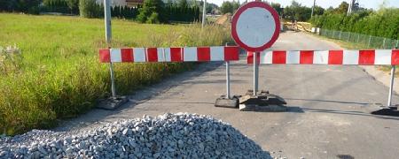 Wizja lokalna na drodze Dębowiec - Cieklin - Folusz