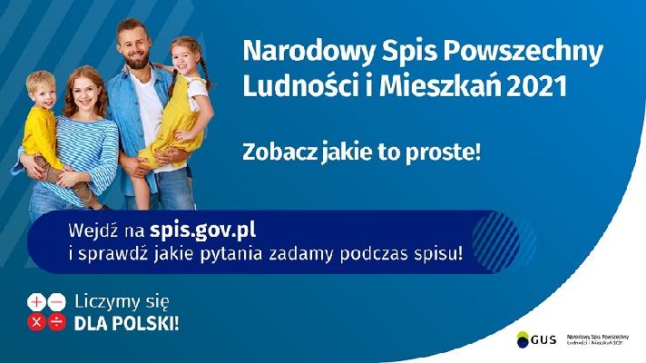 1 kwietnia rozpoczyna się Narodowy Spis Powszechny Ludności i Mieszkań 2021