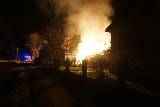 Pożar budynku gospodarczego w Cieklinie. Zwierzęta uratowane