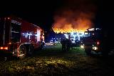 Pożar budynku gospodarczego w Cieklinie. Zwierzęta uratowane