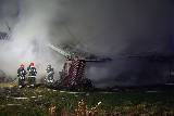 Pożar budynku gospodarczego w Cieklinie. Zwierzęta uratowane