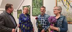Wernisaż Krystyny Kuźniarskiej i Piotra Warchoła w Muzeum Narciarstwa im. Stanisława Barabasza w Cieklinie