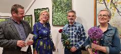 Wernisaż Krystyny Kuźniarskiej i Piotra Warchoła w Muzeum Narciarstwa im. Stanisława Barabasza w Cieklinie