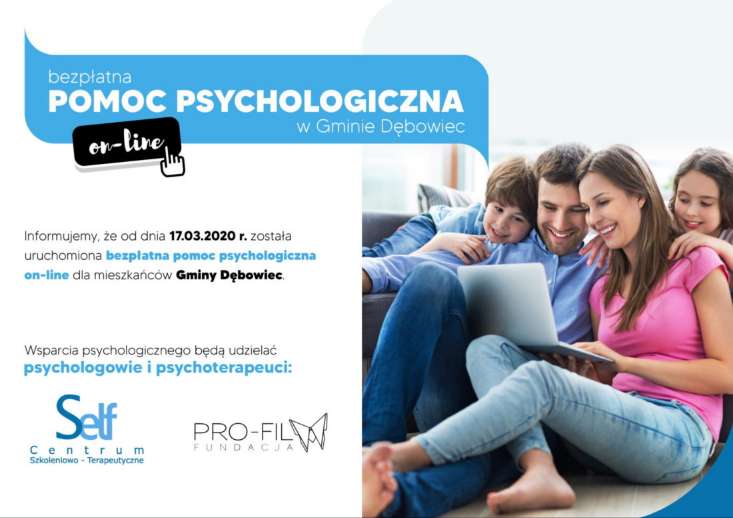 Bezpłatna pomoc psychologiczna w Gminie Dębowiec