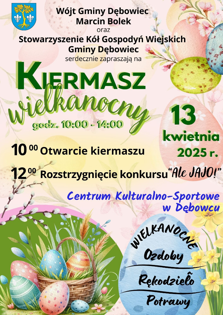 Kiermasz wielkanocny - CKS Dębowiec