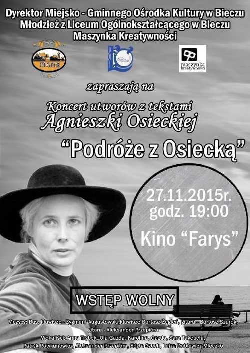Miejsko-Gminny Ośrodek Kultury w Bieczu - Podróże z Osiecką
