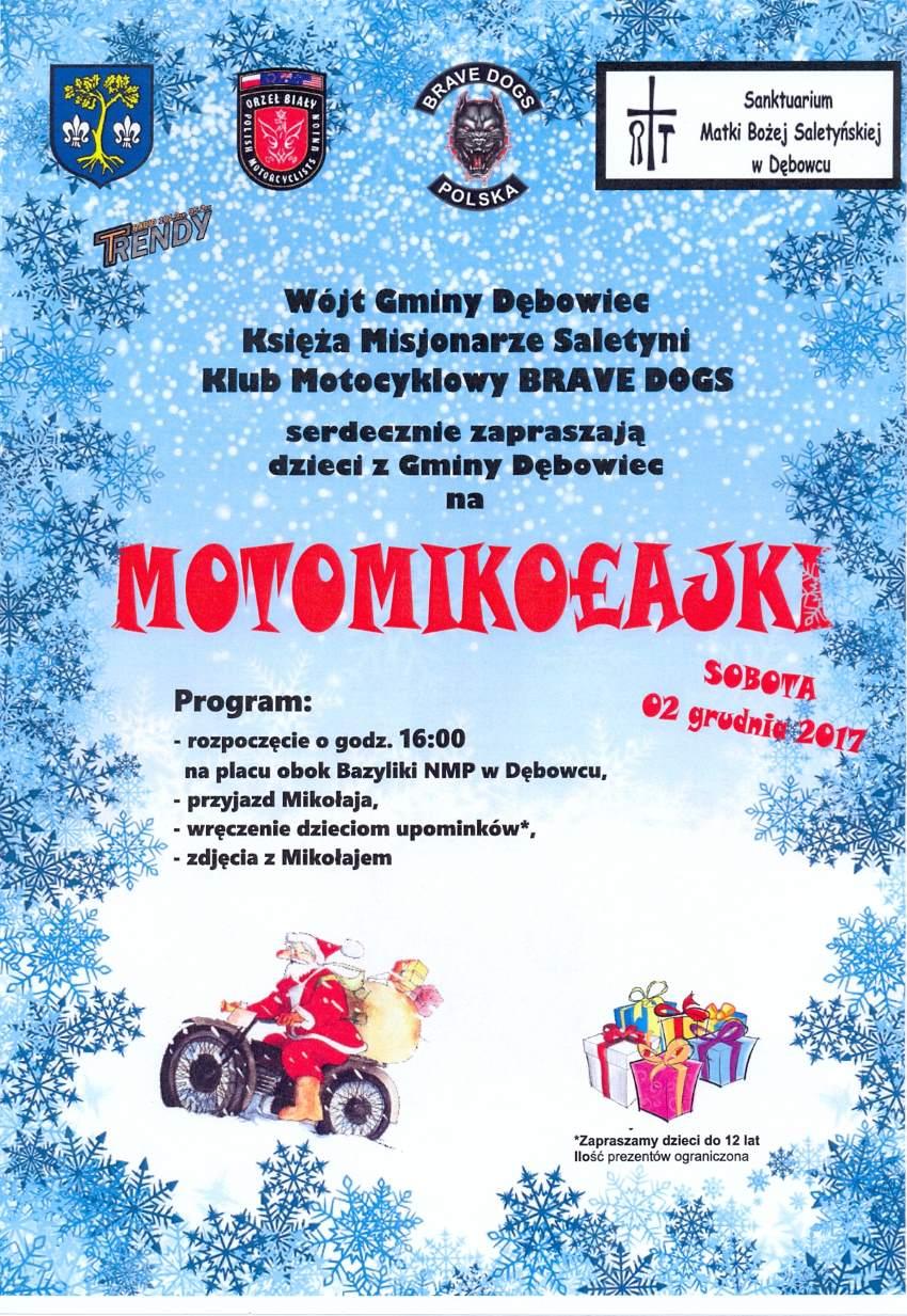 Zaproszenie na „Motomikołajki”