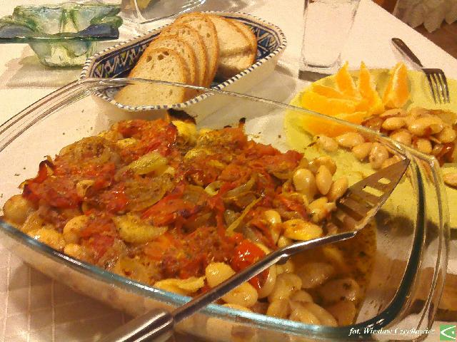 Pieczona fasola Jaś